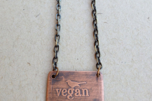Vegan Bird Necklace