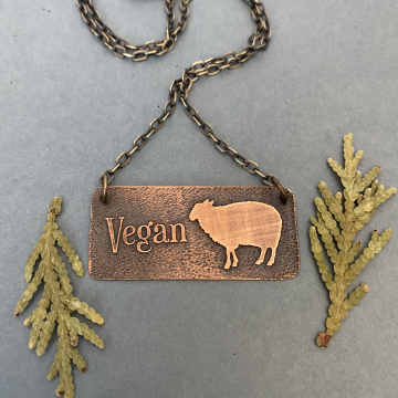 Vegan Sheep Necklace